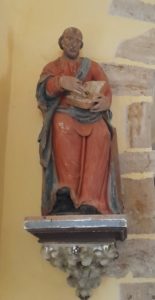Statue polychrome de Saint-Pierre